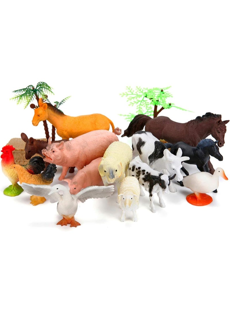 Toy Box Farm Animals Figure Toys Set Non Toxic Multicolored 3+ Year - Image 5